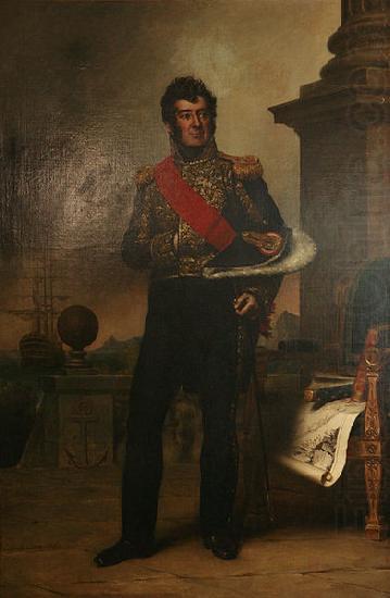 Jean-Baptiste Paulin Guerin Admiral Laurent Jean Francois Truguet china oil painting image